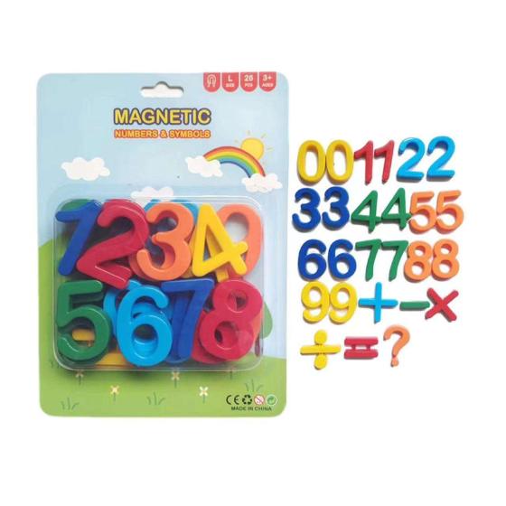 High Quality Customized Digital Magnetic Stickers English Letters Refrigerator Stickers Children's Early Education Puzzle Toys