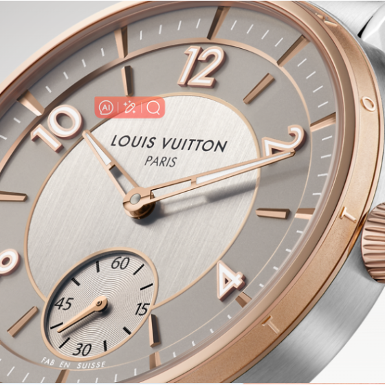 Landburst, automatic, 40mm, steel & rose gold