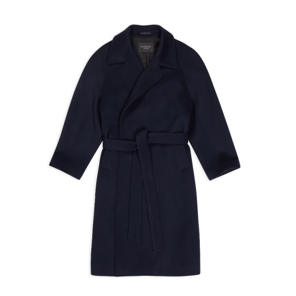 Men's Raglan Coat Navy Blue