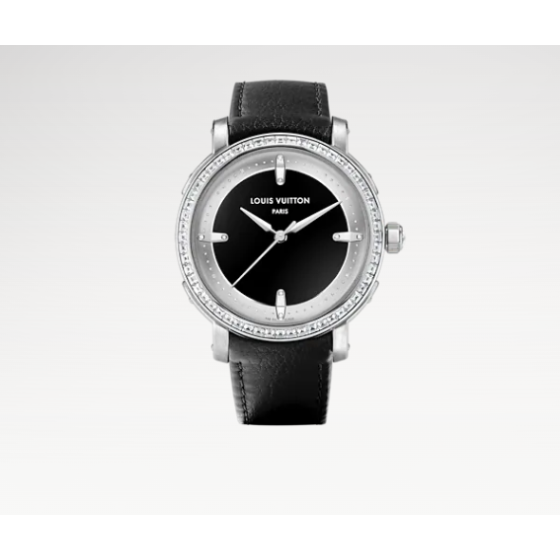 Louis Vuitton Escale, automatic, 40.5mm, platinum and diamonds