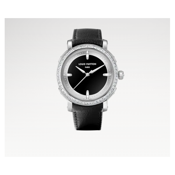 Louis Vuitton Escale, automatic, 40.5mm, platinum and diamonds