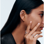 Ombre Blossom Ring, White Gold and Diamonds