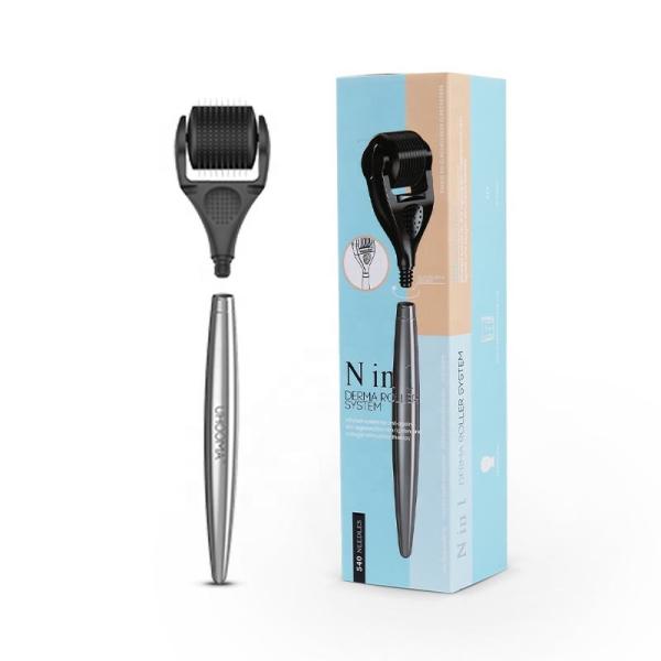 Bestselling Hair Regrowth Clear skin Devices Facial skin Derma Body Aluminium Alloy Handle 4 In1 Derma Roller