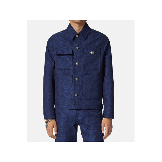 Barocco jacquard work jacket