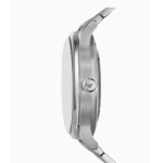 Men's Braided Steel Strap Simple Pointer Plain Mechanical Watch