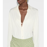 Gucci silk jacquard shirt and bra set