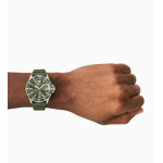 Men's Large Dial Tire Pattern Pin Buckle Sports Quartz Watch