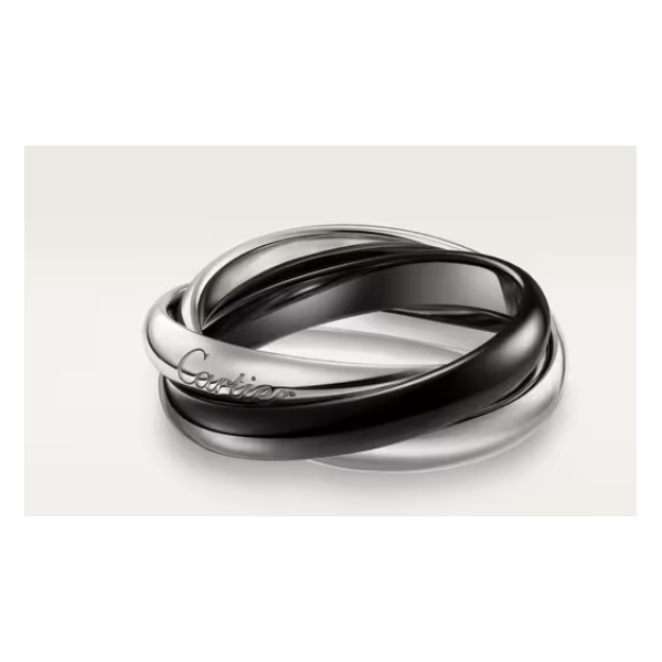 Classic Trinity Ring, Ceramic