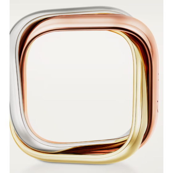Trinity cushion ring, large model