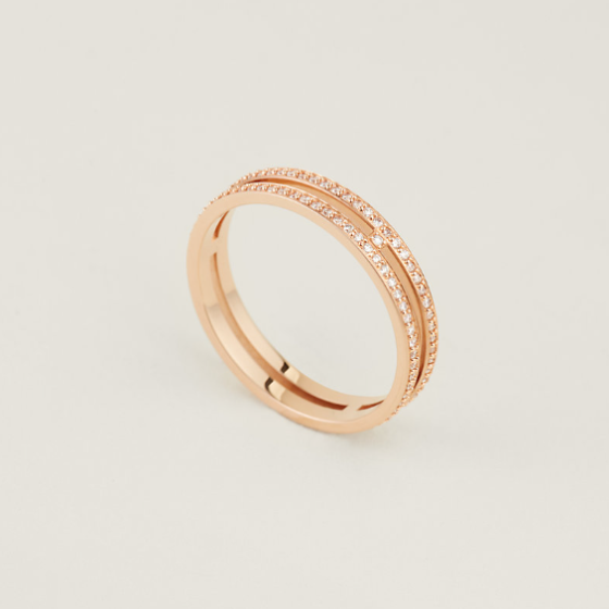 Ariane wedding band, small model