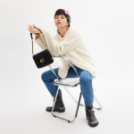 Times Square Tabby Shoulder Bag 17 with Quilting