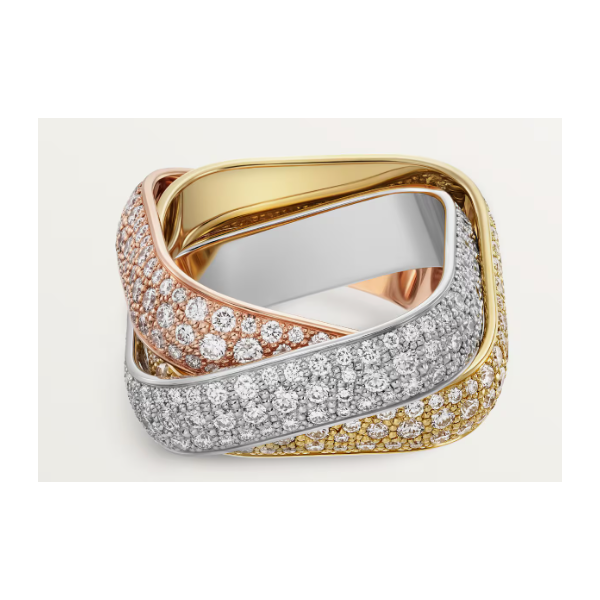 Trinity Cushion Ring