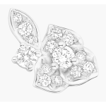 Piaget Rose single earring