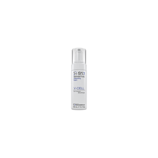 Top Product Sensitive Skin Cleanser - S1.1 Foam 150ml by Cosmoderma - Gentle Care Made in Italy