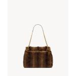 Large NIKI shearling bag
