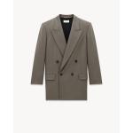 Wool gabardine jacket