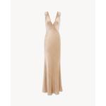 Silk Satin Cross Back Dress