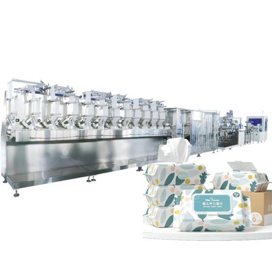 Full Automatic Wet Wipes Machine Manufacturer Machine For Production Wet Wipes