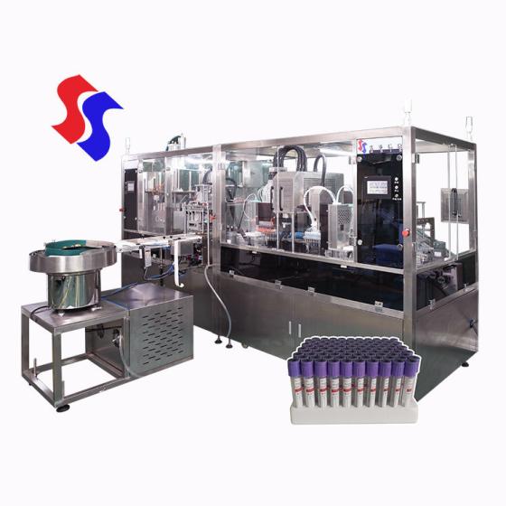 Glass Test Tube Manufacturing Machine Medical Blood Collection Machine Blood Tube Assembly Machine