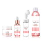 AiXin Private Label 4PCS Skincare Kit Moisturizing Soothing Rejuvenating Anti Aging Whitening Skin Rose Skin Care Set