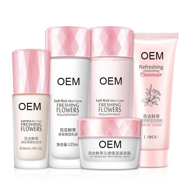 Professional Beauty Skin Care Products Anti Aging Whitening Organic Private Label Skin Care Set