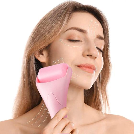 Custom Logo Ice Roller Skin Cooling Face Massage Roller Facial Lifting Massager Body Roller