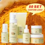 OEM Skincare Products Wholesale Natural Organic Tumeric Face Rejuvenating Anti-aging Private Label Turmeric Skin Care Set