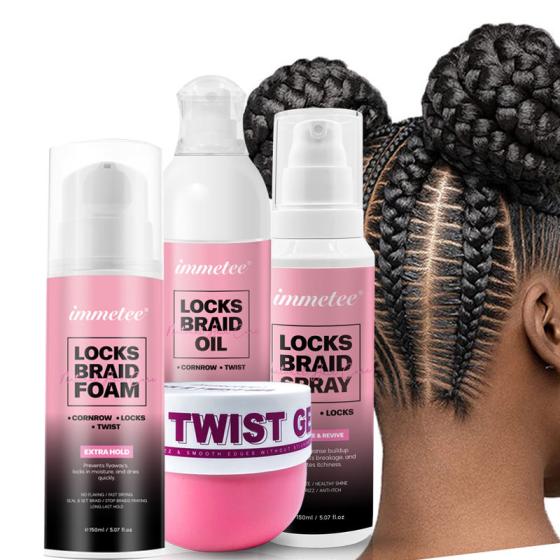 Braid Gel Series Hair Care Essential Oil Braid Sheen Refresher Long Lasting Soothes Braiding Oil