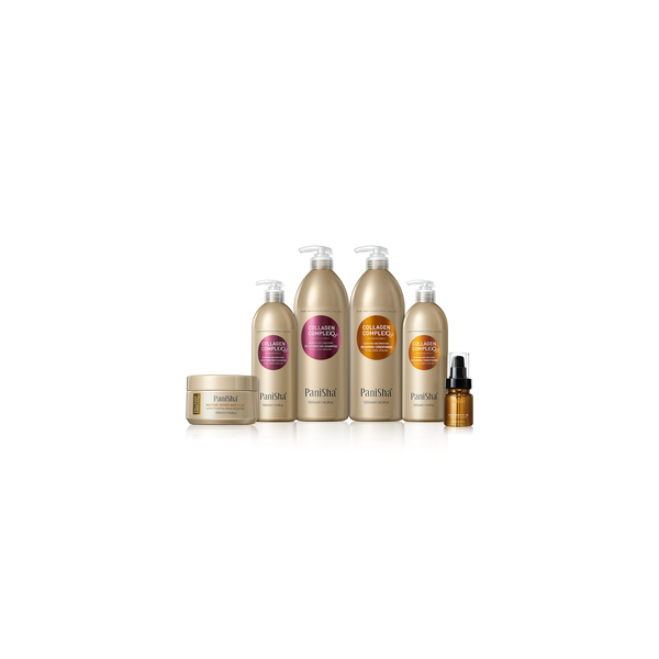 PANISHA Water-oil balance hair care set Help hair health repair, restore shine and smooth Natural collagen complex hair shampoo
