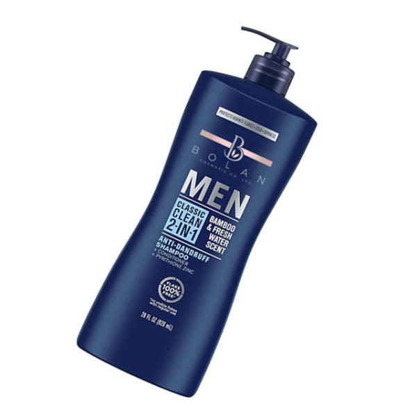 OEM Men's Shampoo Hair Care 2-in-1 Dandruff Shampoo and Conditioner Classic Scalp Cleaning, Moisturizing and Relieving Dryness