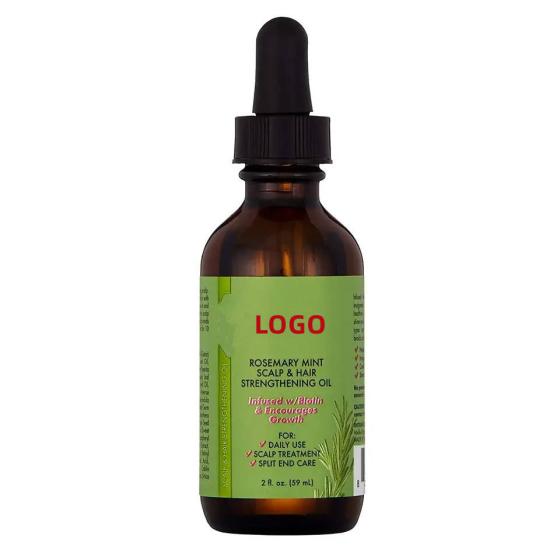 Organics Rosemary Mint Scalp Hair Strengthening Oil Infused Biotin and Encourages Growth men women anti hair loss