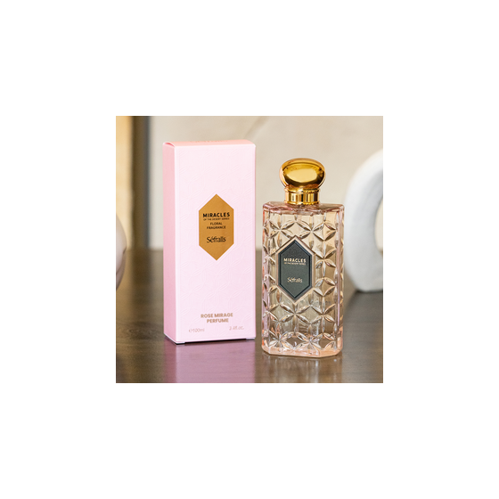 Sefralls Rose Mirage Perfume Floral Fragrance Luxury Perfumes Long-Lasting Floral Rose Fragrance Delicate and Fresh Floral Scent