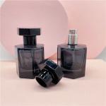 30ml Women Black Glass Fragrance perfume Spray Refill Bottles