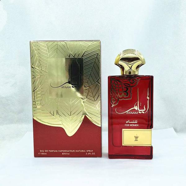 High quality 100ML Red Elegant Beautiful Lady arabic Middle East Dubai Royal Elegant lasting fragrance women perfume