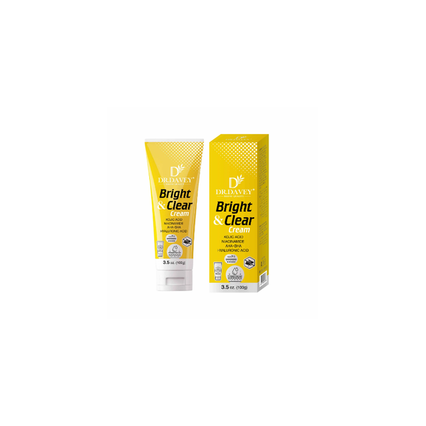 DR.DAVEY Private Label OEM ODM Bright & Clear Cream Kojic Acid Niacinamide AHA BHA Hyaluronic Acid Cream