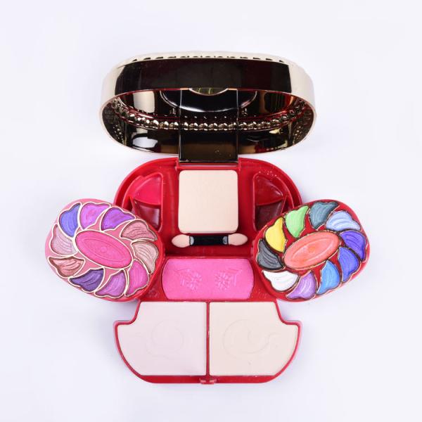 Hot-sale professional makeup kits colorful magic eyeshadow mini makeup kit with powder blush