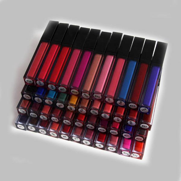 makeup cosmetic 44 Color Matte Lipgloss Make your own logo wholesale liquid lipstick