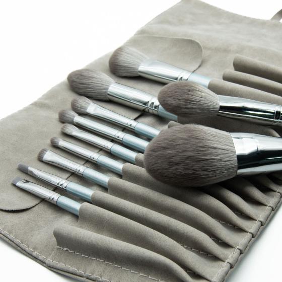Private Label Makeup Brush Kit Makeup Brush Set Foundation Shadow Starry Ocean Makeup Brush Kit With Bag