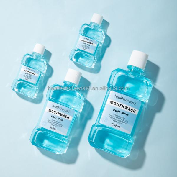 Wholesale Private Label Natural Organic Oral Care Cool Mint Ultra Clean Alcohol Fruits Mouth care Clean Mouth Wash