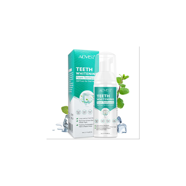 Teeth Whitening Basic Cleansing Mousse Oral Care Refreshing Foaming Toothpaste