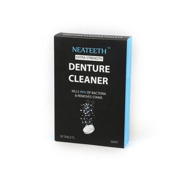 High Quality OEM Dental Teeth Retainer Cleaner Denture Cleaning Tablet For Teeth Whitening