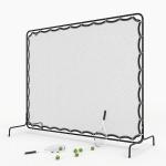 Iron frame movable high elastic woven sports rebound net Tennis training supplies rebound net tennis