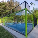 Legendsports New Design CE Certified Outdoor Sports Safety Padel Tennis Court Equipment Panoramic Stadium Court Tennis Sports