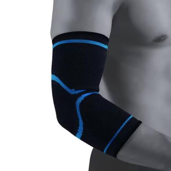 Wholesale Custom Logo Soft and Elastic Breathable Nylon Elbow Pads for Fitness Weightlifting Protective Gear