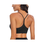 Longline Quick Dry Breathable Cotton Gym Yoga Bra Top for Adults Plus Size Seamless Padded Sexy Style Sexy Running Bra Top Girls