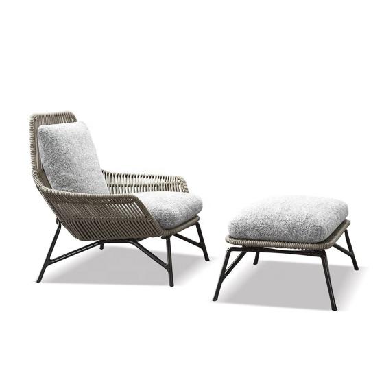OEM & ODM Modern Rope Rattan Outdoor Furniture Wicker Patio Furniture Terrace Leisure Sets (DH-X1065)