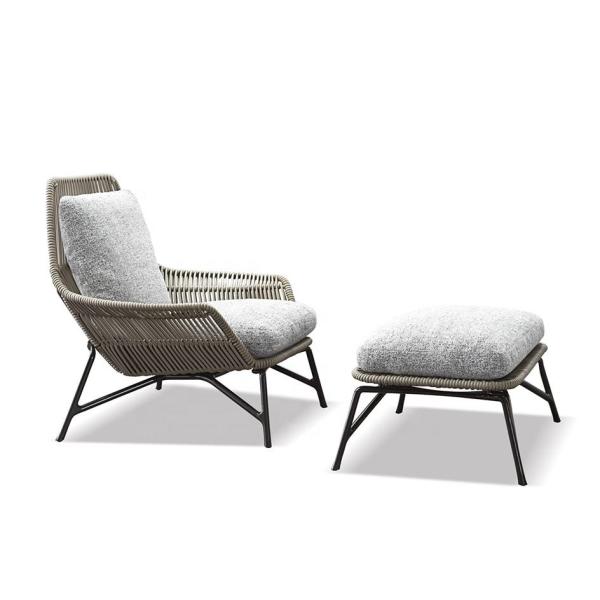 OEM & ODM Modern Rope Rattan Outdoor Furniture Wicker Patio Furniture Terrace Leisure Sets (DH-X1065)