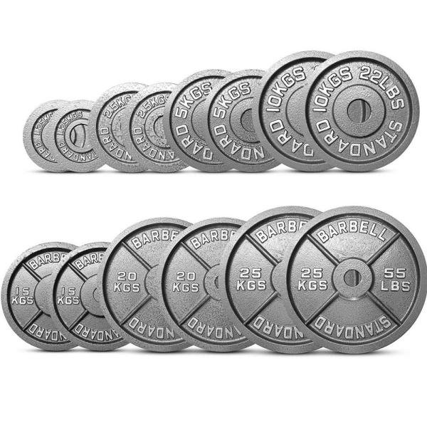 fitness equipment accessories cast iron plates weight lifting barbell iron cast weight plates