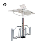 Hot selling outdoor fitness equipment intelligent smart sports park solar panel dual position smart space walker