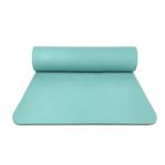 Gym specific shock-absorbing silent yoga mat TPE non-slip fitness mat widened and monochrome